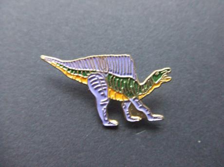 Dinosaurus Ankylosaurus, reptiel paars
